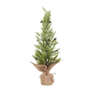 55 cm zasnežený vianočný stromček v jutovom vreci VILLAITALIA