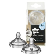 TOMMEE TIPPEE TTP42112252 cumlíky na fľaše 3m+ stredný prietok 2ks TOMMEE TIPPEE TTP42112252 cumlíky na fľaše 3m+ stredný prietok 2ks