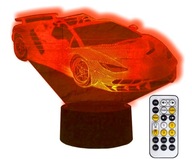 3D LED nočná lampa do auta Lamborghini 3D LED nočná lampa do auta Lamborghini
