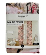 HOTOVÉ ZÁCLONY 2 ks KVETY 140x250 NA PÁSKE HOTOVÉ ZÁCLONY 2 ks KVETY 140x250 NA PÁSKE