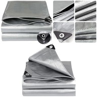 Plachta 160g Strieborná hrubá 4x4 MRAZU ODOLNÁ UV+++ Plachta 160g Strieborná hrubá 4x4 MRAZU ODOLNÁ UV+++
