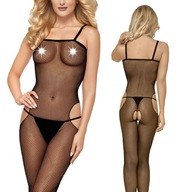 Čierny sieťovaný bodystocking S/M Roxana Čierny sieťovaný bodystocking S/M Roxana