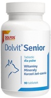 Dolvit Senior Vitamíny a minerály pre vyspelých psov pre psa 90 tabliet Dolvit Senior Vitamíny a minerály pre vyspelých psov pre psa 90 tabliet