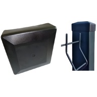 Vonkajšia krytka na profil, krytka, priezor, 80x80, 20 KS, ČIERNA Vonkajšia krytka na profil, krytka, priezor, 80x80, 20 KS, ČIERNA