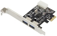 Karta ovládača 2x USB3.0 PCI-E PCI-EXPRESS PCI-ex