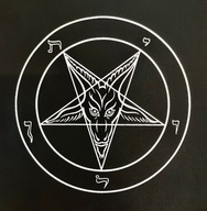 PENTAGRAM veľká nášivka EKRAN metal satan death PENTAGRAM veľká nášivka EKRAN metal satan death