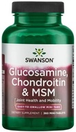 Swanson Glukosamín Chondroitín & MSM 750/600/300 mg 360 mini tabliet