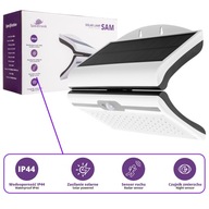 Nástenné svietidlo SOLAR záhradné svietidlo, fasádne LED, 60W, batéria PIR, IP44 Nástenné svietidlo SOLAR záhradné svietidlo, fasádne LED, 60W, batéria PIR, IP44