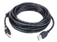 USB 2.0 predlžovací kábel AM-AF 4,5m FERRITE čierny USB 2.0 predlžovací kábel AM-AF 4,5m FERRITE čierny