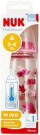 NUK SKLENENÁ FĽAŠA 240ml UKAZATEL TEPLOTY 0-6m RUŽOVÁ 10745121 NUK SKLENENÁ FĽAŠA 240ml UKAZATEL TEPLOTY 0-6m RUŽOVÁ 10745121