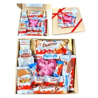 Darček pre mamu, krabička, košík Kinder sladkostí Darček pre mamu, krabička, košík Kinder sladkostí