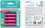 ESPERANZA AA BATÉRIE 2000mAh - 4 ks ESPERANZA AA BATÉRIE 2000mAh - 4 ks