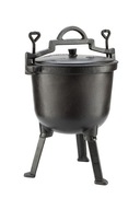 POĽOVNÍCKY KOLÍK, LIATINOVÝ HRNEC, 4L
