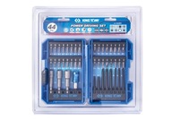 1/4" SÚPRAVA SKRUTKOVACÍCH BITOV 44 ks. HEX TORX PH PZ PLOCHÉ BITKY King Tony 1/4" SÚPRAVA SKRUTKOVACÍCH BITOV 44 ks. HEX TORX PH PZ PLOCHÉ BITKY King Tony