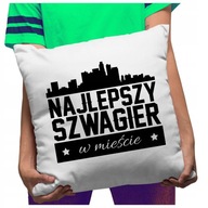 Funny Vankúš Najlepší švagor v meste Funny Vankúš Najlepší švagor v meste