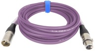 SOMMER STAGE FIALOVÝ XLR MIC KÁBEL 1m SOMMER STAGE FIALOVÝ XLR MIC KÁBEL 1m