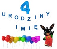 BALÓNKY k narodeninám 1-9 BING - NARODENINY + MENO BALÓNKY k narodeninám 1-9 BING - NARODENINY + MENO