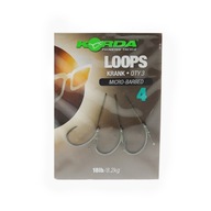 Korda Hooks Loop Rigs Krank 18lb č.4 Korda Hooks Loop Rigs Krank 18lb č.4