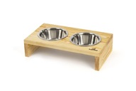NobleDOG -S - Drevený stojan na ľahké misky pre psov NobleDOG -S - Drevený stojan na ľahké misky pre psov