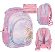Školský batoh ASTRA, 3-komorová školská taška Unicorn