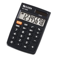 Kalkulačka Eleven SLD100NR, čierna, vrecková, 8