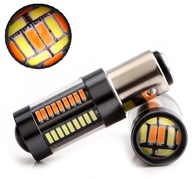 DUAL COLOR P21/5W 66 LED 4014 BAY15D biela + oranž. DUAL COLOR P21/5W 66 LED 4014 BAY15D biela + oranž.