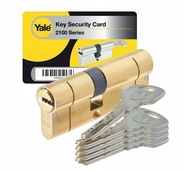 VLOŽKA DVERÍ YALE 50/50 MOSADZNÝ CERTIFIKÁT TRIEDA 6D VLOŽKA DVERÍ YALE 50/50 MOSADZNÝ CERTIFIKÁT TRIEDA 6D