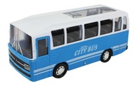 Batériový autobus beží so svetlami a zvukmi Batériový autobus beží so svetlami a zvukmi