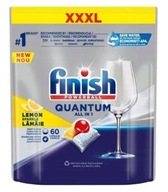 FINISH Kapsule do umývačky riadu Quantum All-in-1 citrónové tablety 60 ks.