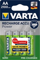 4 x BATÉRIE VARTA HR6 AA 2100 mAh batérie 4 x BATÉRIE VARTA HR6 AA 2100 mAh batérie