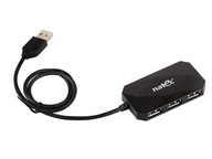 Natec NHU-0647 LOCUST USB hub 4xUSB 2.0 čierny