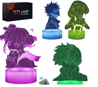 4 x ANIME panely 3D LED nočné svetlo USB A2 4 x ANIME panely 3D LED nočné svetlo USB A2