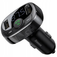 Baseus FM Bluetooth vysielač, MP3 nabíjačka 2xUSB