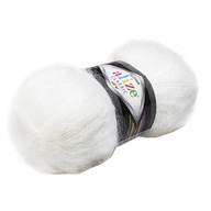 Priadza Mohair Classic New 55 White Priadza Mohair Classic New 55 White
