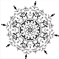 Šablóna na maľovanie, šablóna na maľovanie, Mandala Šablóna na maľovanie, šablóna na maľovanie, Mandala