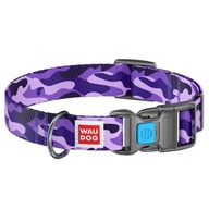 Obojok pre psov WauDog 20 mm Purple Camo Obojok pre psov WauDog 20 mm Purple Camo