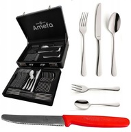 AMEFA 65 MODERNÝ HLADKÝ PRÍBOR MODERNÝ KUFOR AUSTIN SET PRE 12 OSÔB AMEFA 65 MODERNÝ HLADKÝ PRÍBOR MODERNÝ KUFOR AUSTIN SET PRE 12 OSÔB