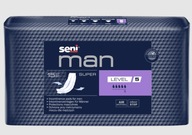 SENI MAN SUPER Level 5 Anatomické vložky 15 ks SENI MAN SUPER Level 5 Anatomické vložky 15 ks