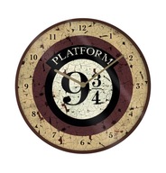 Harry Potter Platform 9 3/4 veľké elektronické nástenné hodiny do obývačky