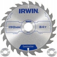 Stavebný pílový kotúč na drevo 190x30mm 24z IRWIN