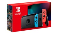 Nintendo Switch 32GB červená a modrá konzola V2
