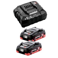 METABO 2 LIHD 4AH 18V BATÉRIE + NABÍJAČKA