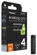 ENELOOP PRO AAAx4 ks 500 CYKLOV 930mAh ENELOOP PRO AAAx4 ks 500 CYKLOV 930mAh