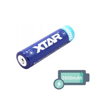 XTAR 3,7V 2600mAh typ 18650 chránená lítium-iónovou batériou