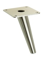 Oceľová noha diagonálna, 13 cm, oceľový brúsený plech Oceľová noha diagonálna, 13 cm, oceľový brúsený plech