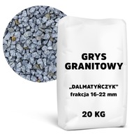 Granitová drť "Dalmatian" 16-22 mm - 20 kg Granitová drť "Dalmatian" 16-22 mm - 20 kg