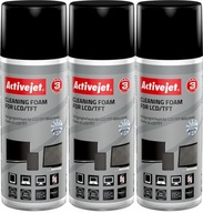 Activejet AOC-105 LCD/TFT matricová čistiaca pena 400ml x3 Activejet AOC-105 LCD/TFT matricová čistiaca pena 400ml x3