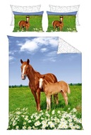 Súprava obliečok 160x200 cm Bavlna Poľsko 100% Bavlna HORSE Súprava obliečok 160x200 cm Bavlna Poľsko 100% Bavlna HORSE