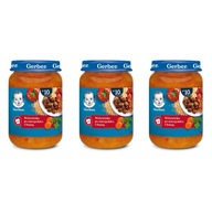 GERBER hovädzia večera na staropoľský spôsob, 3x190g GERBER hovädzia večera na staropoľský spôsob, 3x190g