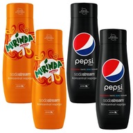 Sodastream Pepsi Max Mirinda karbonizačné sirupy x 4 Sodastream Pepsi Max Mirinda karbonizačné sirupy x 4